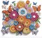 5D Flower & Butterfly Diamond Painting Kit - Special Shaped Crystal Rhinestone Art for Adults & Beginners - 12x12 Inch DIY Floral Diamond Embroidery - Sparkling Wall Decor Craft Gift